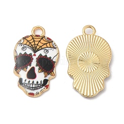 Eco-friendly Alloy Enamel Pendants&nbsp;PALLOY-M212-15G