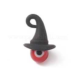 Handmade Evil Eye Lampwork Round Pendants&nbsp;PALLOY-JF01988