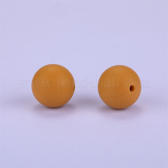 Round Silicone Focal Beads&nbsp;SI-JX0046A-36