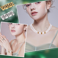 100Pcs 2 Colors Tibetan Style Alloy Multi-Strand Links&nbsp;FIND-PH0006-19