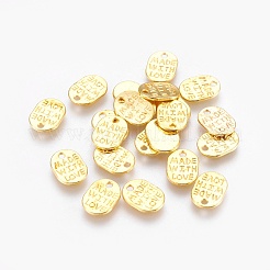 Tibetan Style Alloy Charms&nbsp;TIBEP-Q035-08G-NR