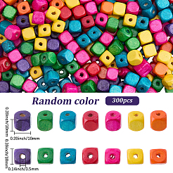 300Pcs Natural Wood Beads&nbsp;WOOD-SP0001-91