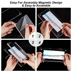 Desktop Transparent Acrylic Picture Frame&nbsp;AJEW-WH0166-52