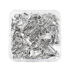 60Pcs 10 Styles Tibetan Style Alloy Pendants&nbsp;FIND-FP0001-22