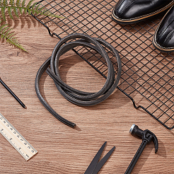 Leather Shoes Straight Edge Strip Cord&nbsp;DIY-WH0542-48B