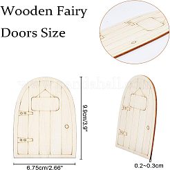 Wooden Fairy Door Decoration&nbsp;WOOD-NB0001-64C
