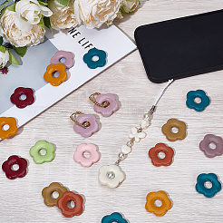 50Pcs Opaque Acrylic Pendants&nbsp;SACR-SP0001-41