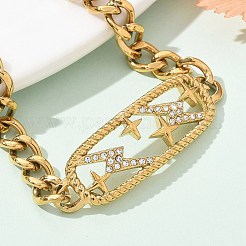 Rectangle 304 Stainless Steel Bracelets&nbsp;BJEW-R011-01G-01