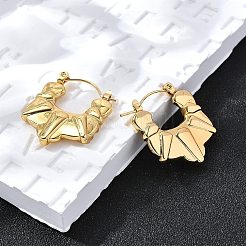 304 Stainless Steel Hoop Earrings for Women&nbsp;EJEW-L296-076G