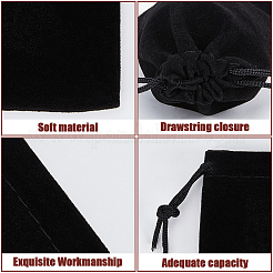 Rectangle Velvet Drawstring Pouches&nbsp;TP-CN0001-03A-02