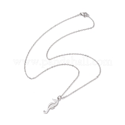 Non-Tarnish Ocean Theme Pendant Necklaces&nbsp;NJEW-JN04871