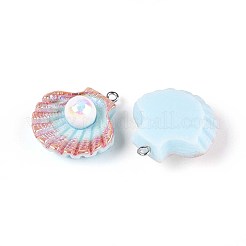 Opaque Resin Pendants&nbsp;RESI-T056-02M