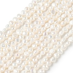 Natural Cultured Freshwater Pearl Beads Strands&nbsp;PEAR-C004-09A