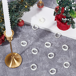 12Pcs Silicone Stretch Rings&nbsp;AJEW-CP0010-07