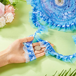 1Pc 2-Layer Pleated Satin Organza Ribbons&nbsp;ORIB-TA0001-06D