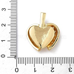 Brass Micro Pave Cubic Zirconia Openable Pendants&nbsp;KK-Z143-04G-02
