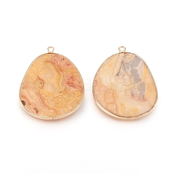 Natural Crazy Agate Pendants&nbsp;G-E526-09K