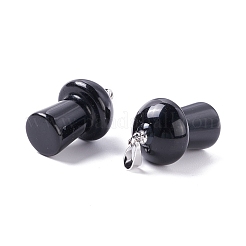Natural Obsidian Pendants&nbsp;G-M380-B07-P