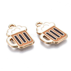 Eco-Friendly Alloy Enamel Pendants&nbsp;ENAM-Q437-048-NR