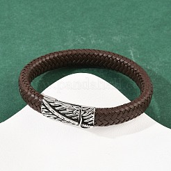 Microfiber Leather Bracelets for Men Women&nbsp;BJEW-H631-03AS-02