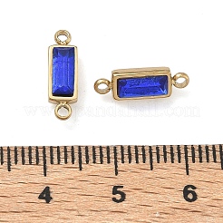 Birthstone 304 Stainless Steel Rhinestone Connector Charms&nbsp;STAS-L022-576G-06