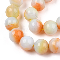 Handmade Lampwork Beads Strands&nbsp;LAMP-D072-B-04