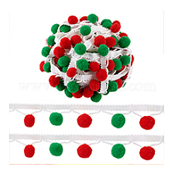 7m Polyester Colorful Pom Pom Ball Fringe&nbsp;OCOR-PH0007-13A