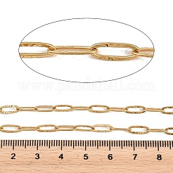 304 Stainless Steel Textured Cable Chains&nbsp;CHS-H118-11G