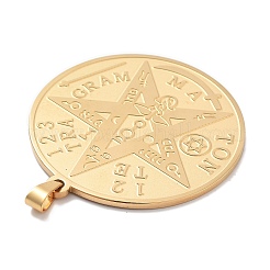 304 Stainless Steel Pendants&nbsp;STAS-U030-03G