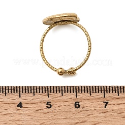 Conch 304 Stainless Steel Open Finger Rings for Women&nbsp;RJEW-A091-16G