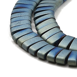 Electroplated Frosted Non-magnetic Synthetic Hematite Beads Strands&nbsp;G-G089-A01-12