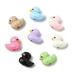 16Pcs 8 Colors Baking Paint Zinc Alloy Beads&nbsp;FIND-CJ0004-72