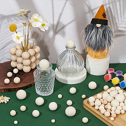 Natural Wooden Round Ball&nbsp;WOOD-PH0003-30