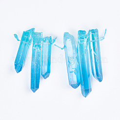 Natural Quartz Crystal Pointed Pendants&nbsp;G-K188-05G