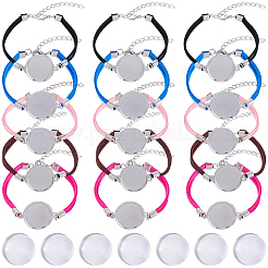 20Pcs 5 Colors Faux Suede Bracelet Making&nbsp;MAK-BM0001-01