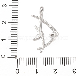 304 Stainless Steel Pendants&nbsp;STAS-D129-13C-P