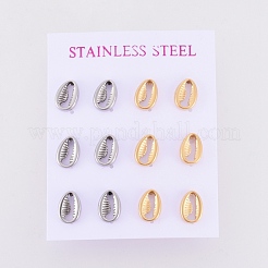 304 Stainless Steel Stud Earrings&nbsp;EJEW-I235-11A