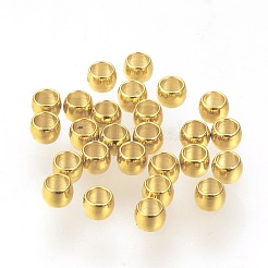 UNICRAFTALE 330pcs 6 Sizes Stainless Steel Beads 2-7mm In Diameter Small Hole Rondelle Beads Stainless Steel Color Smooth Seamless Beads Round Spacer Beads For Jewelry Making Stopper Beads