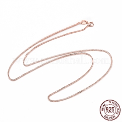 925 Sterling Silver Wheat Chains Necklace for Women&nbsp;STER-I021-03B-RG