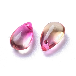 Transparent Glass Charms&nbsp;GLAA-O017-01