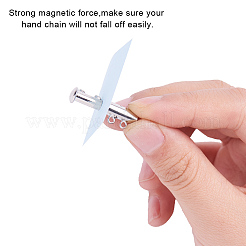 Brass Magnetic Slide Lock Clasps&nbsp;KK-PH0034-55