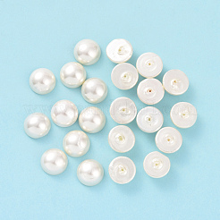 Shell Pearl Half Drilled Beads&nbsp;X-BSHE-G011-01-12mm