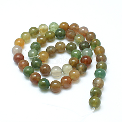 Natural Indian Agate Bead Strands&nbsp;G-J358-02-6mm