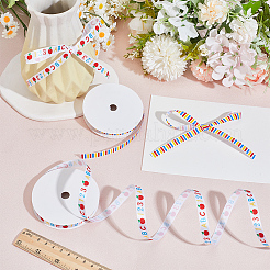 2 Rolls 2 Styles Back to School Polyester Ribbon&nbsp;OCOR-CY0003-75B