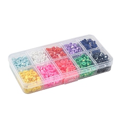 60G 10 Colors Handmade Polymer Clay Beads&nbsp;CLAY-YW0001-93