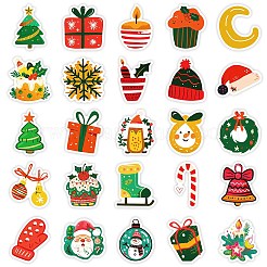 50Pcs Christmas Theme Cartoon Paper Stickers&nbsp;DIY-P085-12