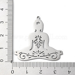 Non-Tarnish 201 Stainless Steel Pendants&nbsp;STAS-D041-10P