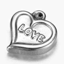 Non-Tarnish 201 Stainless Steel Charms&nbsp;STAS-G073-15P