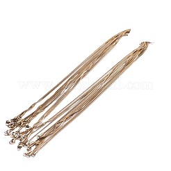 1.5mm 304 Stainless Steel Square Snake Chain Necklaces&nbsp;X-TW4888-1
