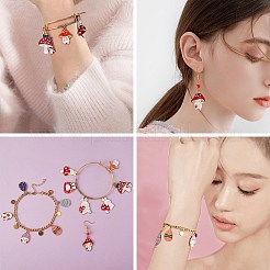 32Pcs 16 Style Alloy Enamel Pendants&nbsp;ENAM-SZ0002-69